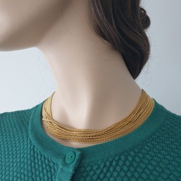 Monet - multichain necklace - Bliinkt