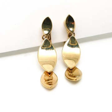 Monet goldtone dangle clips - Bliinkt