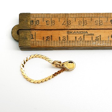 Monet goldtone loop earrings