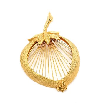 Monet - Spinnerets - wired 60's fruit brooch - Bliinkt