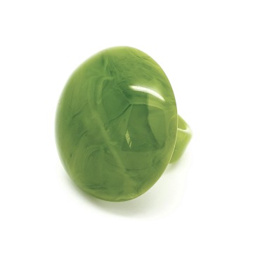 Mosgroene plastic ring