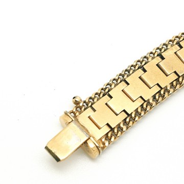 MTL - classic goldtone bracelet 60s/70s - Bliinkt