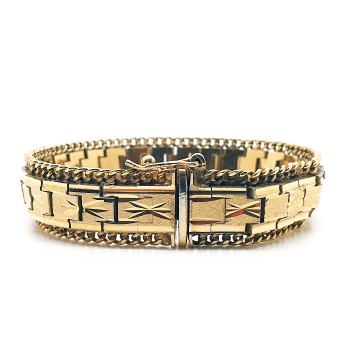 MTL - classic goldtone bracelet 60s/70s - Bliinkt