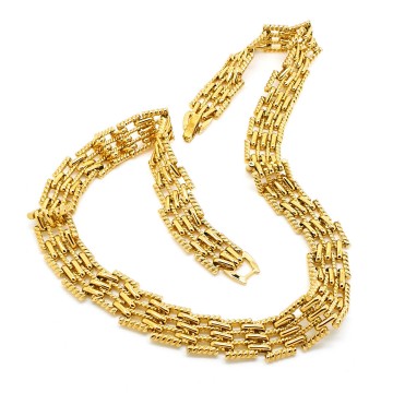 Napier goldtone chain necklace