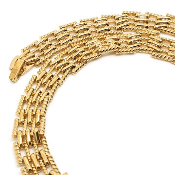 Napier goldtone chain necklace