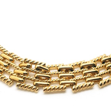 Napier goldtone chain necklace