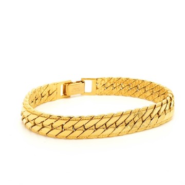 Napier goudkleurige slangenarmband