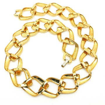 Napier - goldtone link necklace - Bliinkt