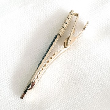 Nippy-Clip Stratton - sword tie clip with faux mother of pearl - Bliinkt