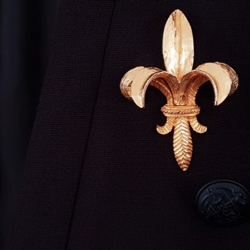 Roger van S - Fleur de Lis broche/hanger - Bliinkt