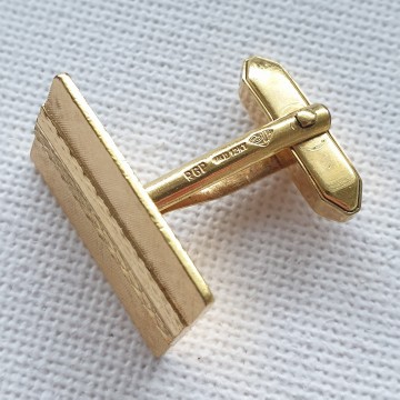 Cufflinks RGP 1/40 12 KT RoWi, Made in Germany - Bliinkt