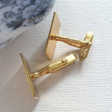 Cufflinks RGP 1/40 12 KT RoWi, Made in Germany - Bliinkt