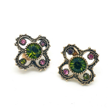 Sarah Coventry - Austrian Lites 1973 - earrings - Bliinkt