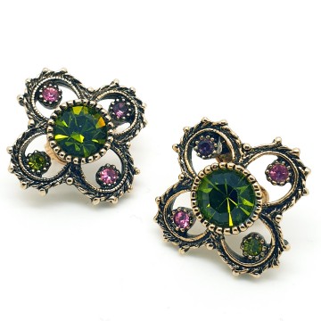 Sarah Coventry - Austrian Lites 1973 - earrings - Bliinkt