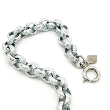 Sarah coventry silvertone link bracelet