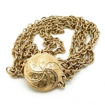 Sarah Coventry goldtone multi chain bracelet - Bliinkt