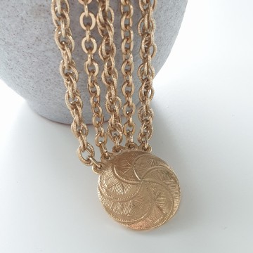 Sarah Coventry goldtone multi chain bracelet - Bliinkt