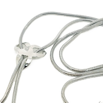 Sarah Coventry - Imagination, 1978 - silvertone slider necklace - Bliinkt