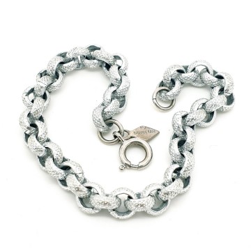 Sarah coventry silvertone link bracelet
