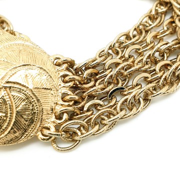 Sarah Coventry goldtone multi chain bracelet - Bliinkt