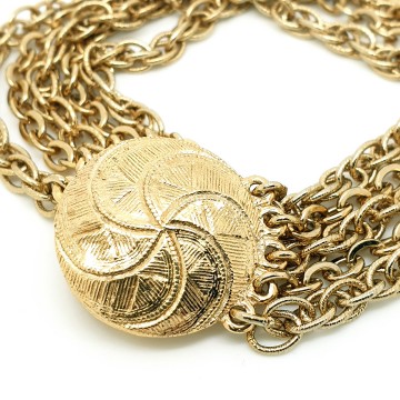 Sarah Coventry goldtone multi chain bracelet - Bliinkt