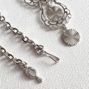 'Snow Lace' necklace Sarah Coventry 1975