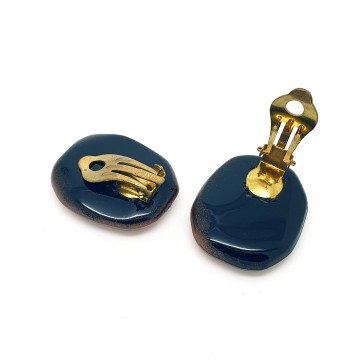 Western Germany - rust brown earrings - Bliinkt