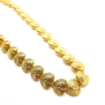 Yves rocher goldtone heart necklace